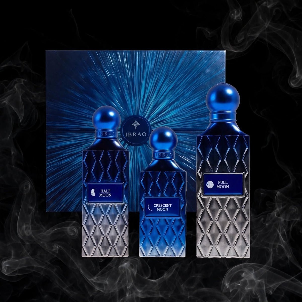Moon Collection By Ibrahim Al Qurashi,(150ml, 100ml, 75ml), 100% Authentic,